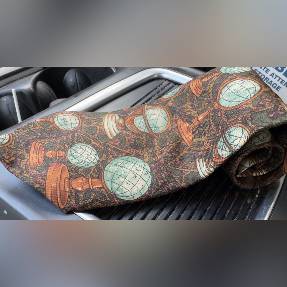 Valentino Cravatte Men's Tie‎ Multi-Color, 100% Silk, Made In Italy